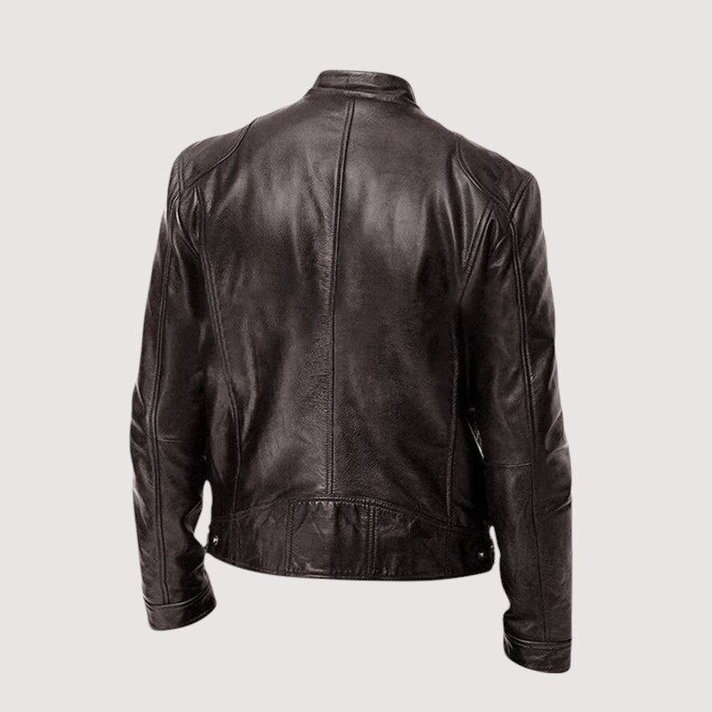Chaqueta de cuero para hombre