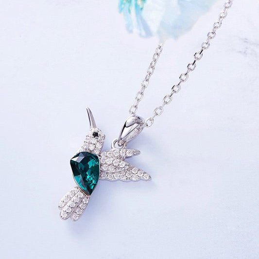 Collar Hummingbird Sparkle con circonitas