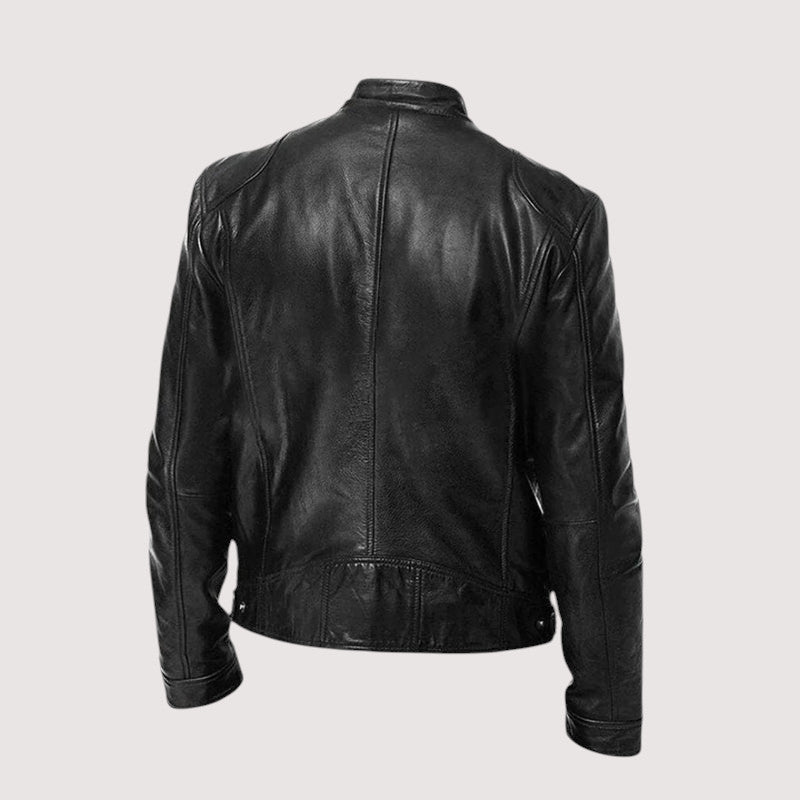 Chaqueta de cuero para hombre